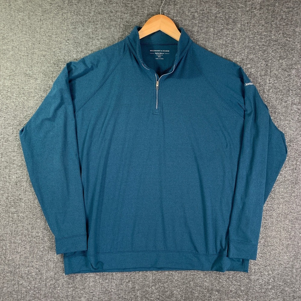 Holderness & Bourne The Westland Quarter Zip Men 2XL Tailored Quarter Zip Golf